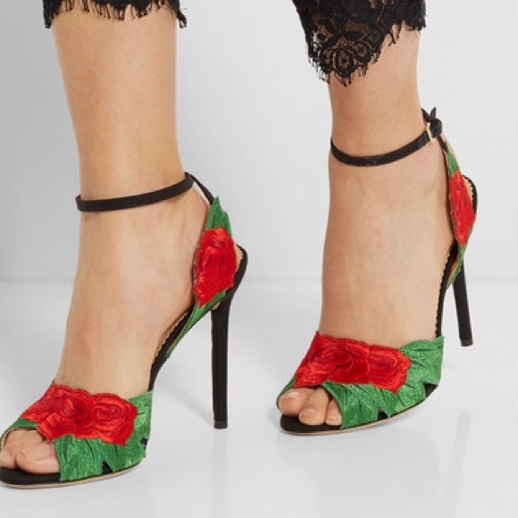 SOLD Charlotte Olympia Roselina Ankle Strap heels - Picture 2 of 4