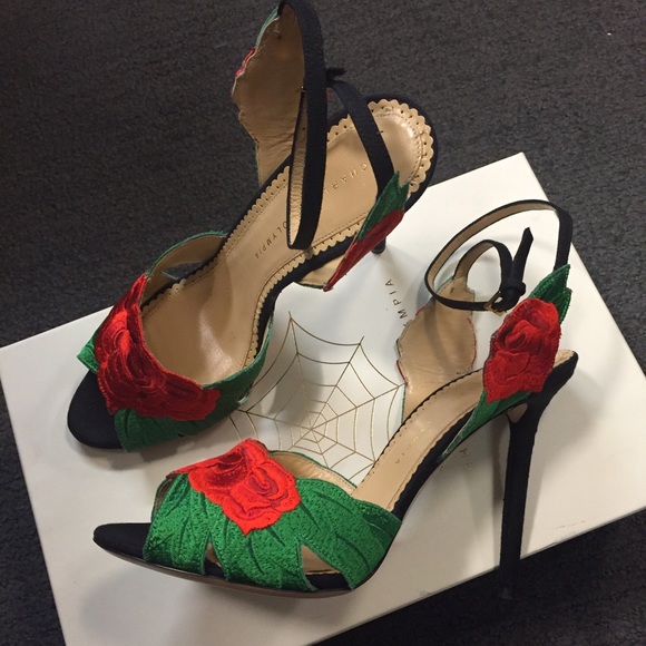 SOLD Charlotte Olympia Roselina Ankle Strap heels - Picture 3 of 4