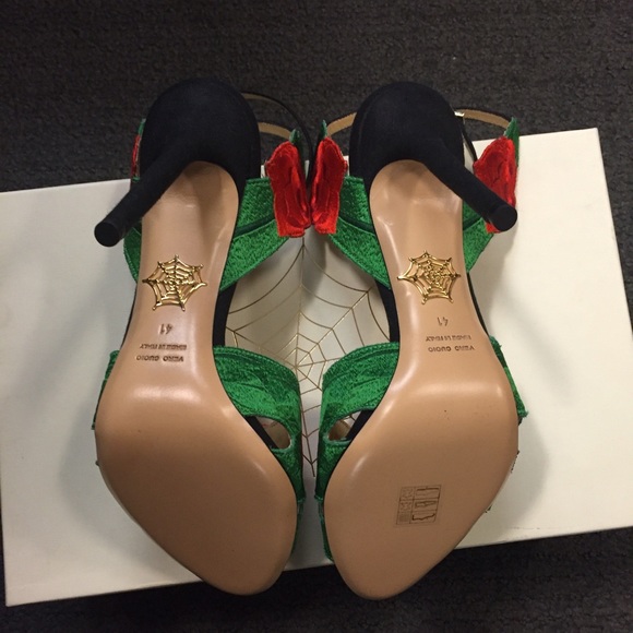 SOLD Charlotte Olympia Roselina Ankle Strap heels - Picture 4 of 4