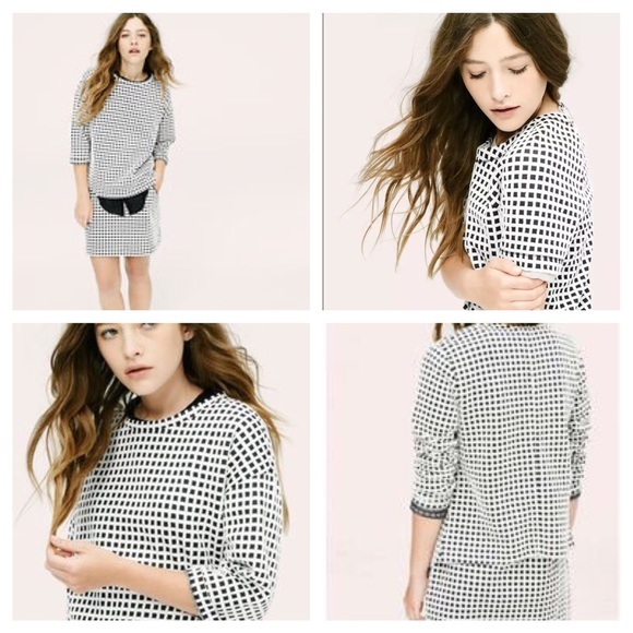 LOFT Lou & Grey Mini Windowpane Top