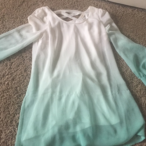 ombre shift dress from Tobi