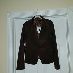 NWT Corduroy brown blazer Calvin Klein