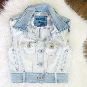 Guess Jeans Denim Vest Shirt