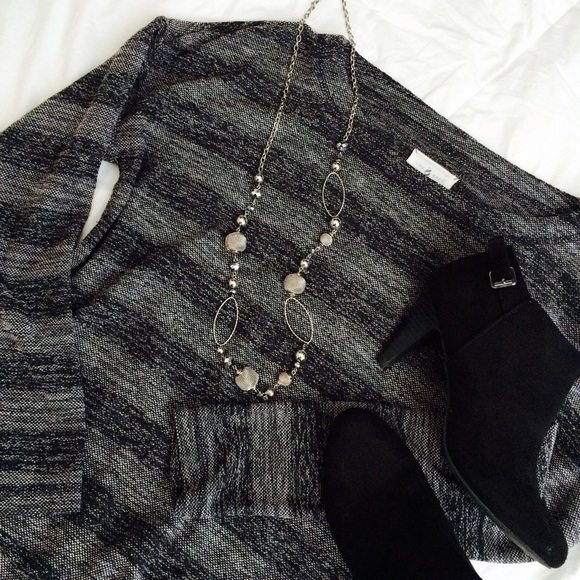 Black and grey dress