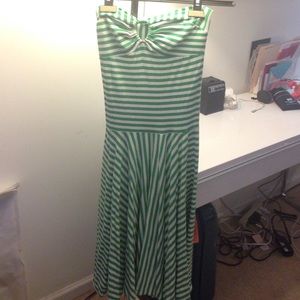 Fun summer strapless dress