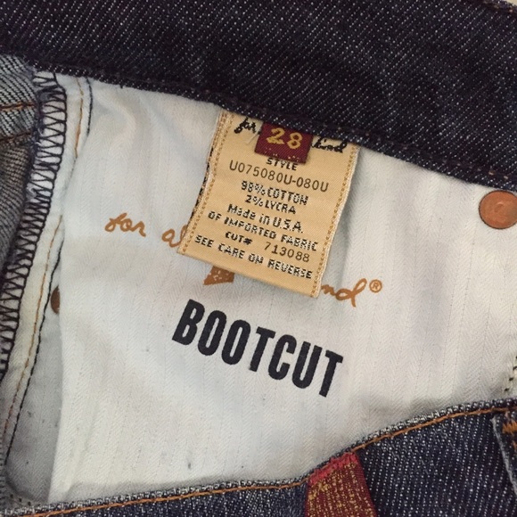 7 for All Mankind Dark Wash Bootcut Jeans - Picture 3 of 4