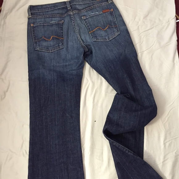 7 for All Mankind Dark Wash Bootcut Jeans - Picture 4 of 4