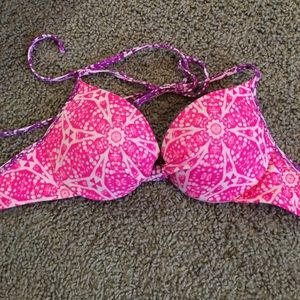 Pink push up swim suit top from VS pink!