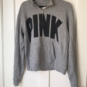 Grey pink sweatshirt