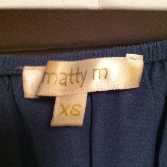 Matty M blue top XS - Picture 2 of 3
