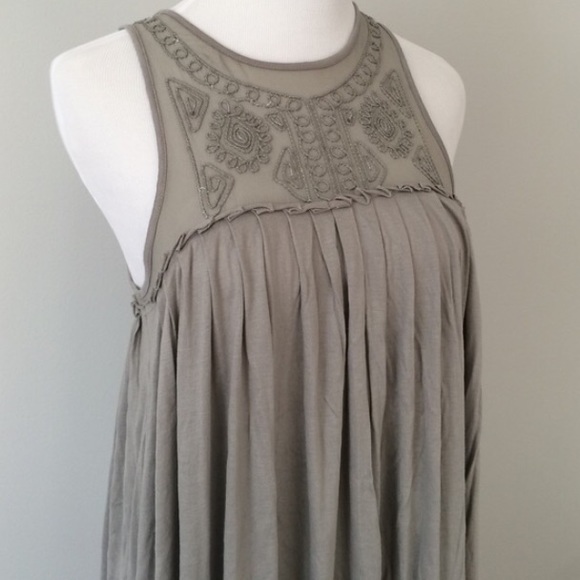 banana republic ▪️Gray high-low Dress - Picture 2 of 4