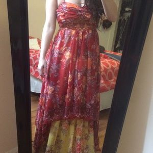 Free People Printed Maxi Dress