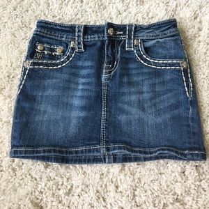 Denim Miss Me Skirt!