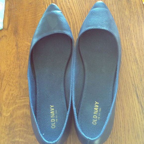 Navy flats