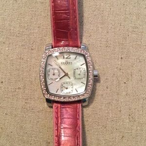 Pink skagen watch