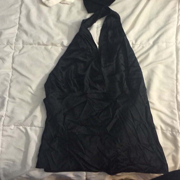Silk halter top