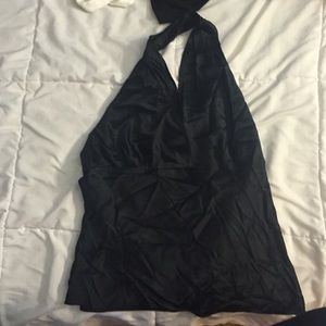 Silk halter top