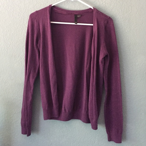Purple Cardigan