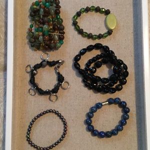 Lot of beaded bracelets