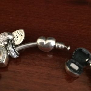 Heart Pandora Bead