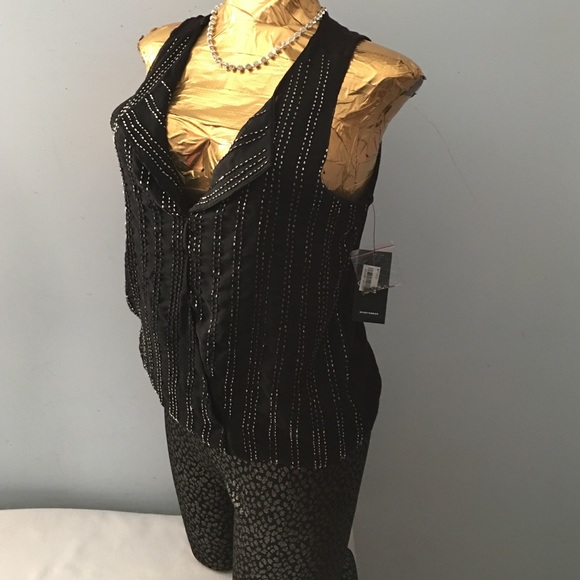 Material Girl💕Black with Silver Design💕💛