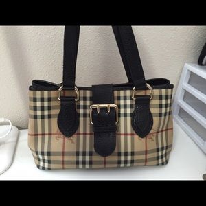 Burberry Classic Haymarket Check Tote