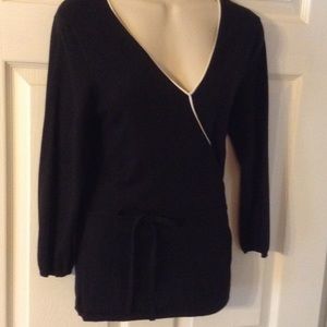 Black & white Ann Taylor sweater