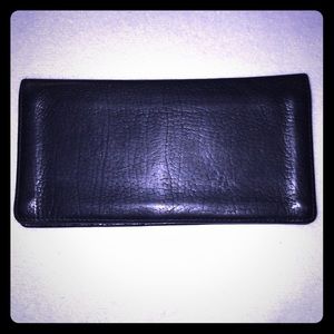 COACH BUTTERY SOFT LEATHER CHECKBOOK WALLET