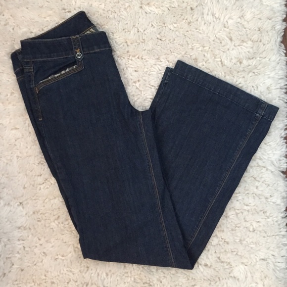 blue denim trouser pants