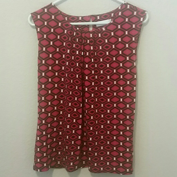 Calvin Klein Pink geometric print tank