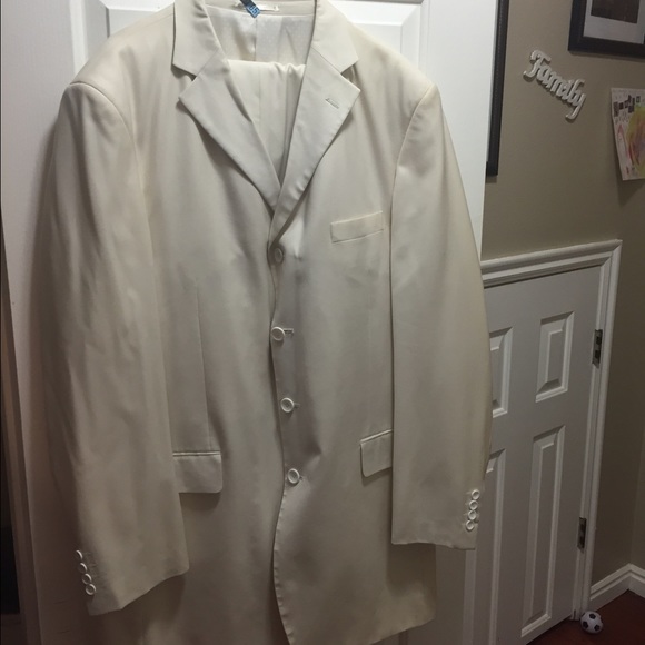 Men's egg white SUITE/Additional shoes