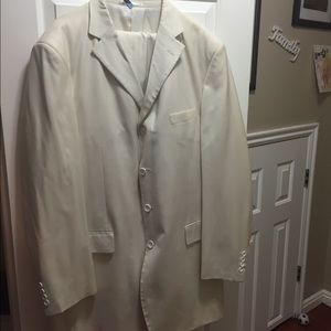 Men's egg white SUITE/Additional shoes