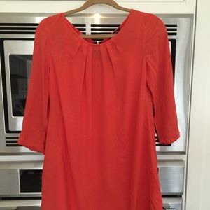 Ella moss silk blend dress