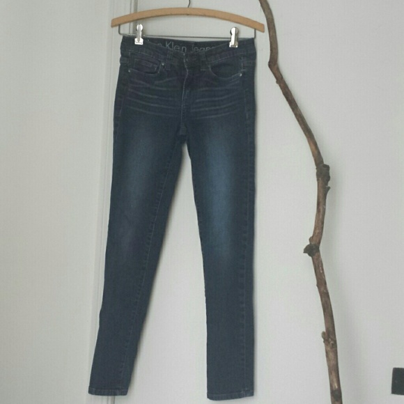 Calvin Klein blue jeans