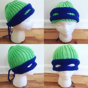 🚫🚫SOLD🚫🚫Ninja Turtle Knitted Hat