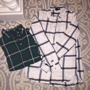 Two super soft plaid shirts!