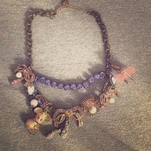 Betsy Johnson chunky ballet inspired necklace