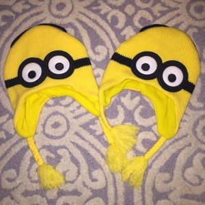 Matching minion hats!