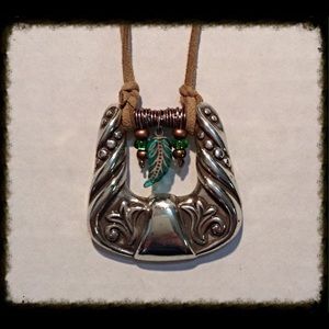 Handmade Repurposed Buckle Necklace