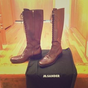 Jill Sander Lace Up Boot