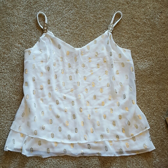White and Gold Tank