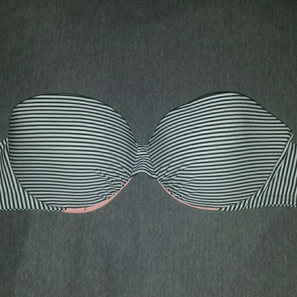 DAMSEL BRAND BIKINI TOP STRIPED SZ SMALL
