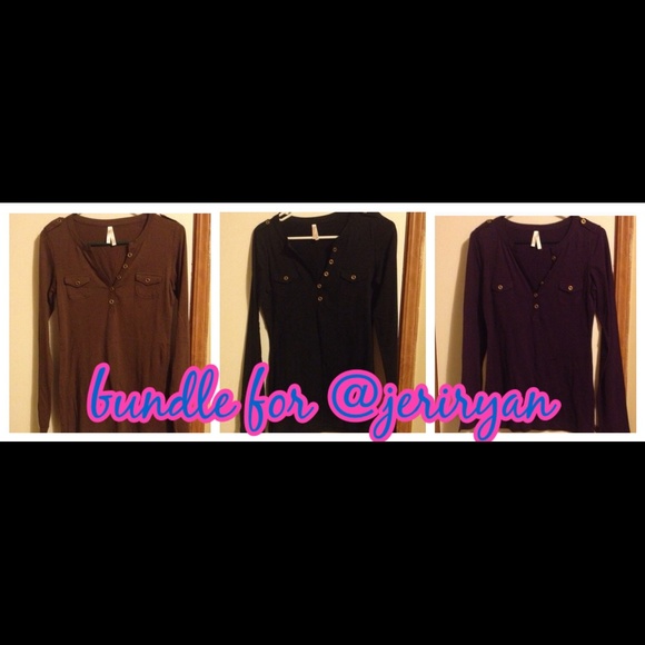Bundle of Henley shirt for @jeriryan