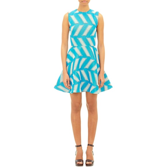 OPENING CEREMONY Slash Pool Jacquard Dress - Picture 1 of 3