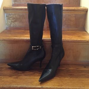 Italian made Black heel boot
