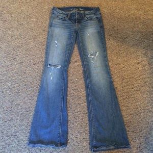 American Eagle Artist distressed jeans.  Size 4
