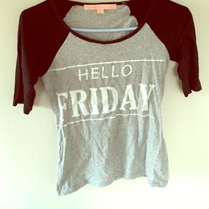 Cute quarter length top!