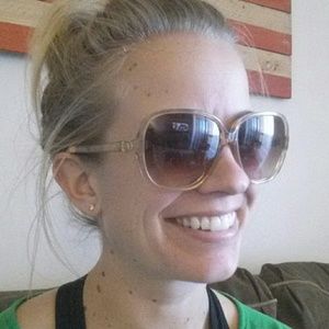 TOMS champagne crystal sunglasses
