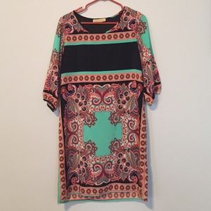 Large shift dress