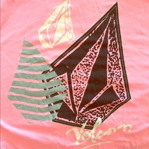 Volcom pink tank top